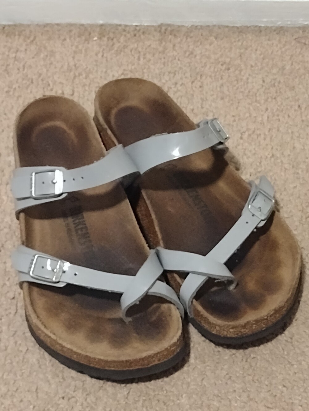 Birkenstock Mayari Gray Sandals Size 40